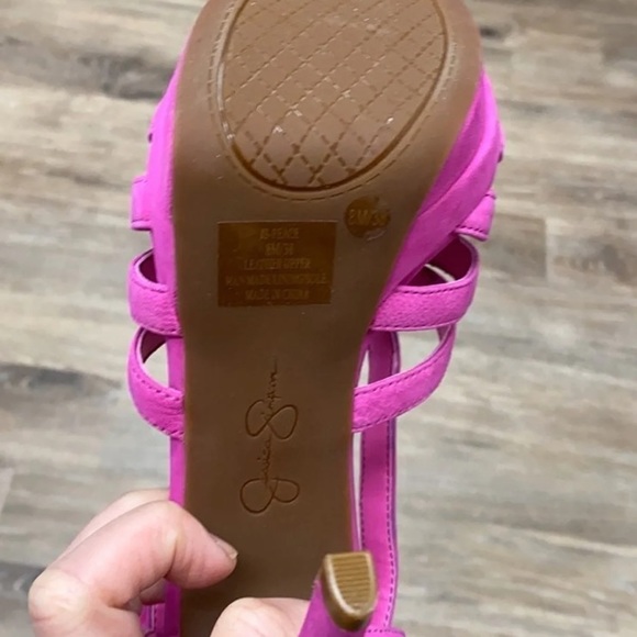 Jessica Simpson Strappy Suede Heels - Picture 5 of 5